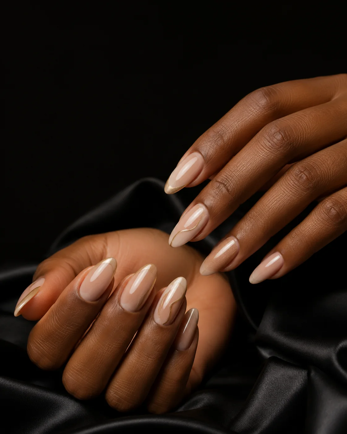 Manicure nude con builder gel